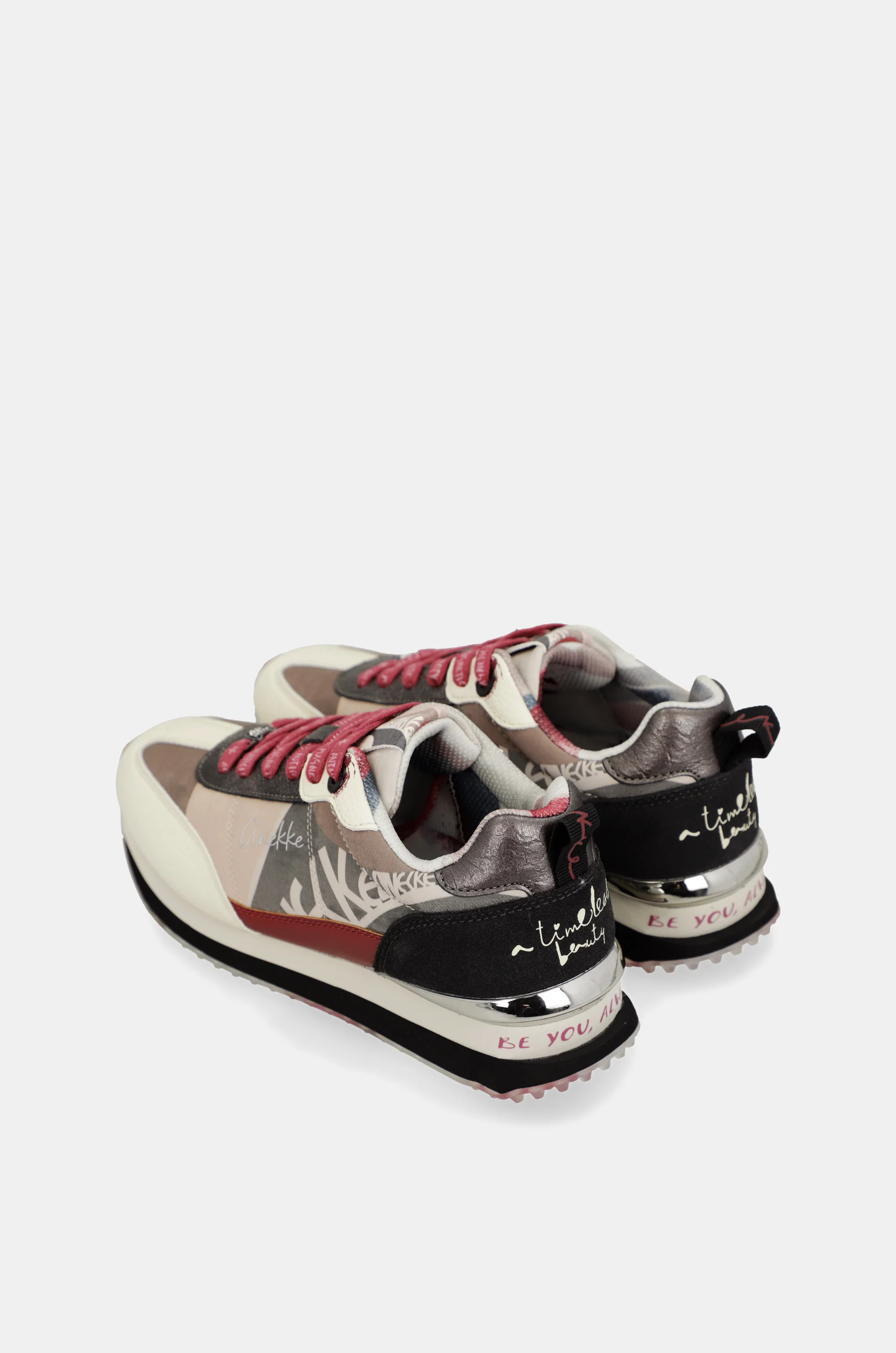 Sneakers roses et blancs - Image 8