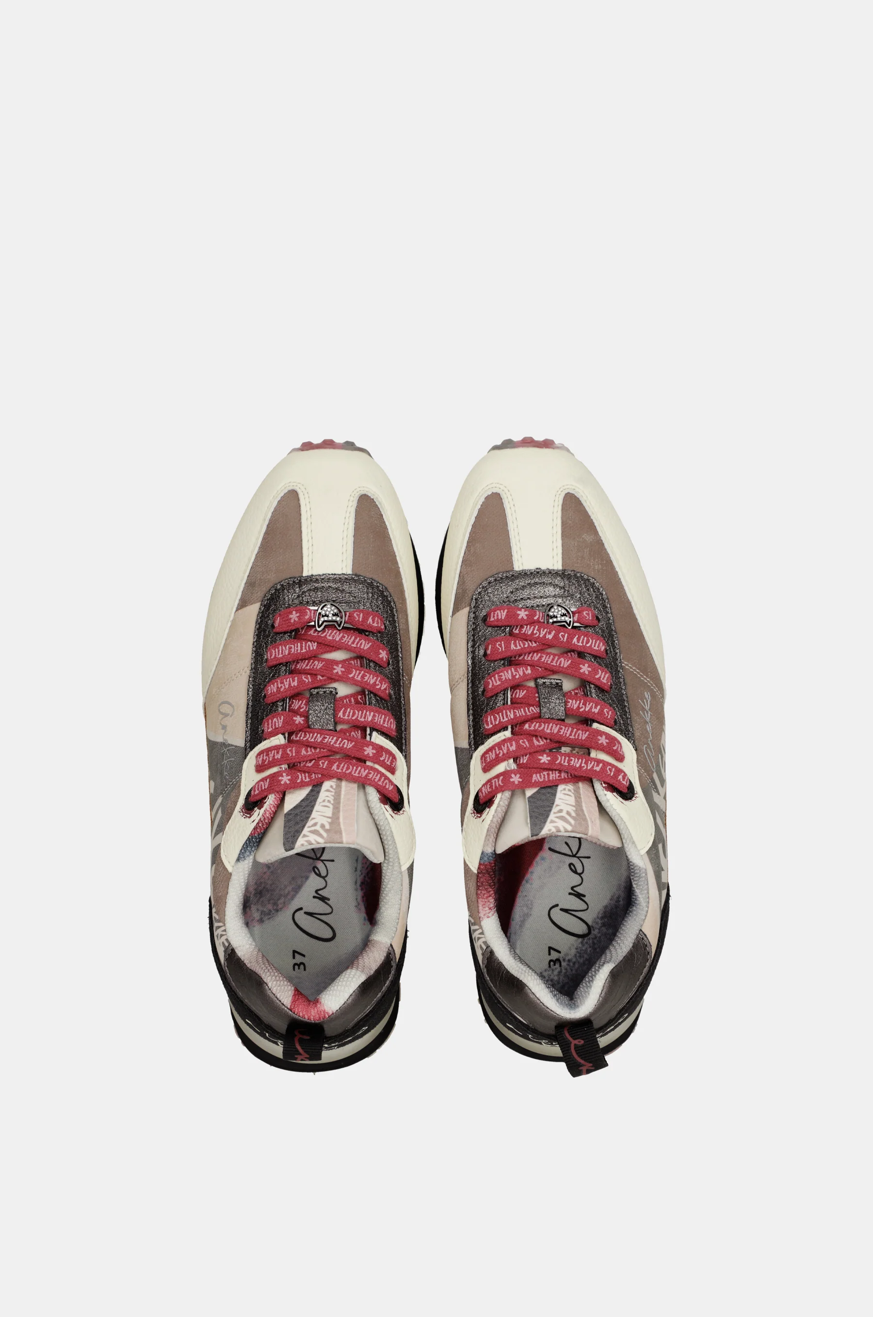 Sneakers roses et blancs - Image 9