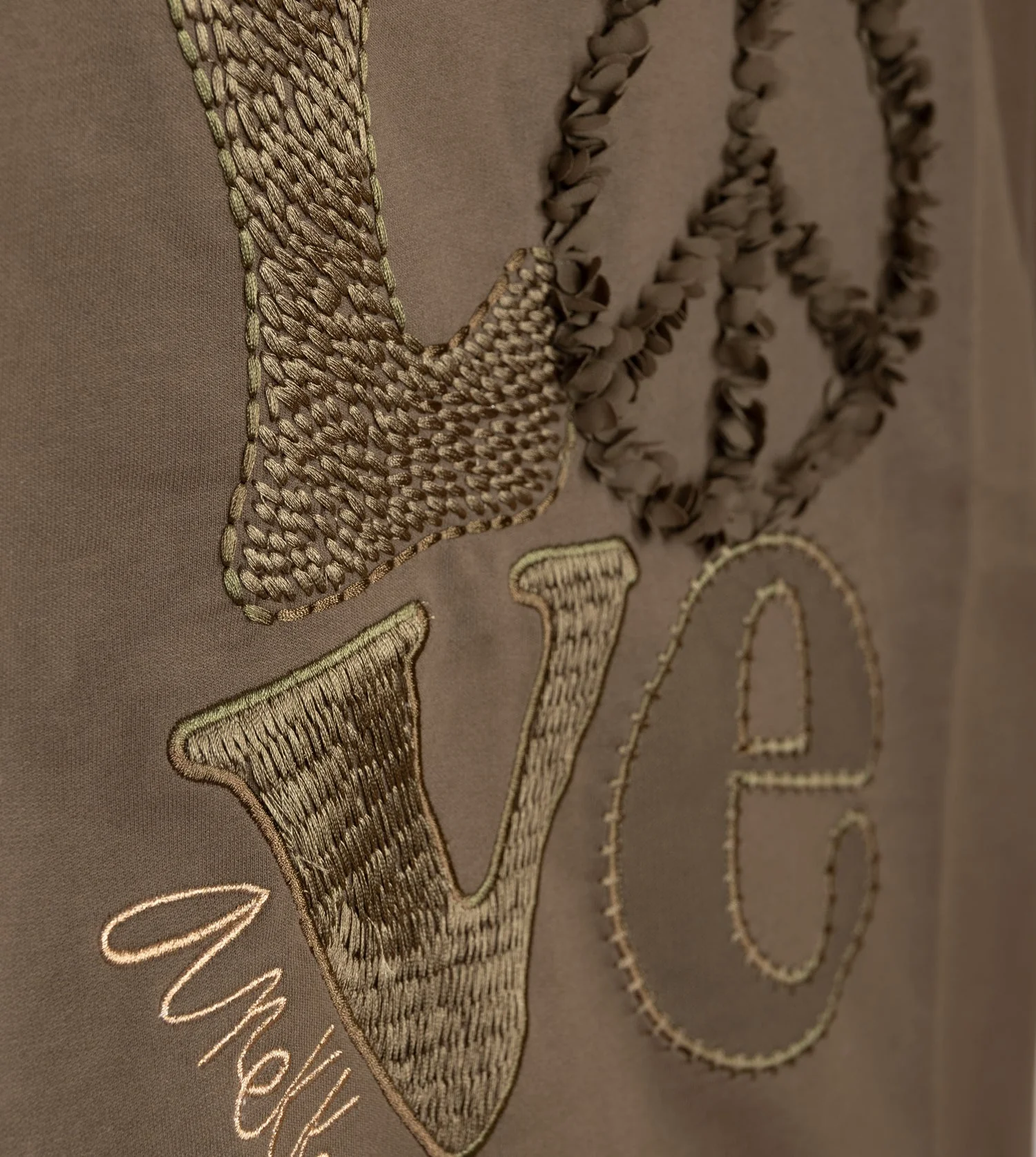 Sweat sans manches vert Peace & Love - Image 5