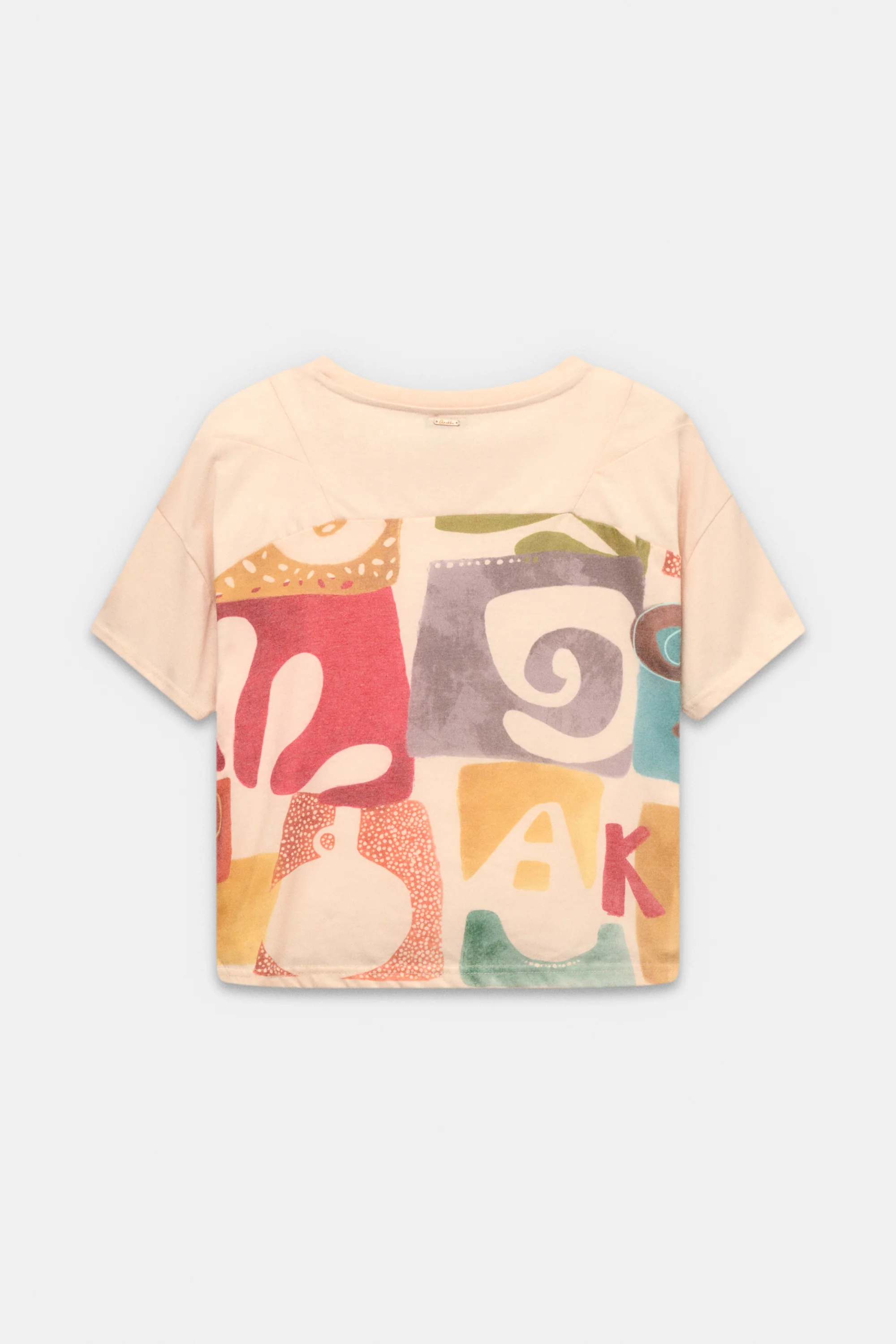T-shirt à manches courtes beige - Image 3