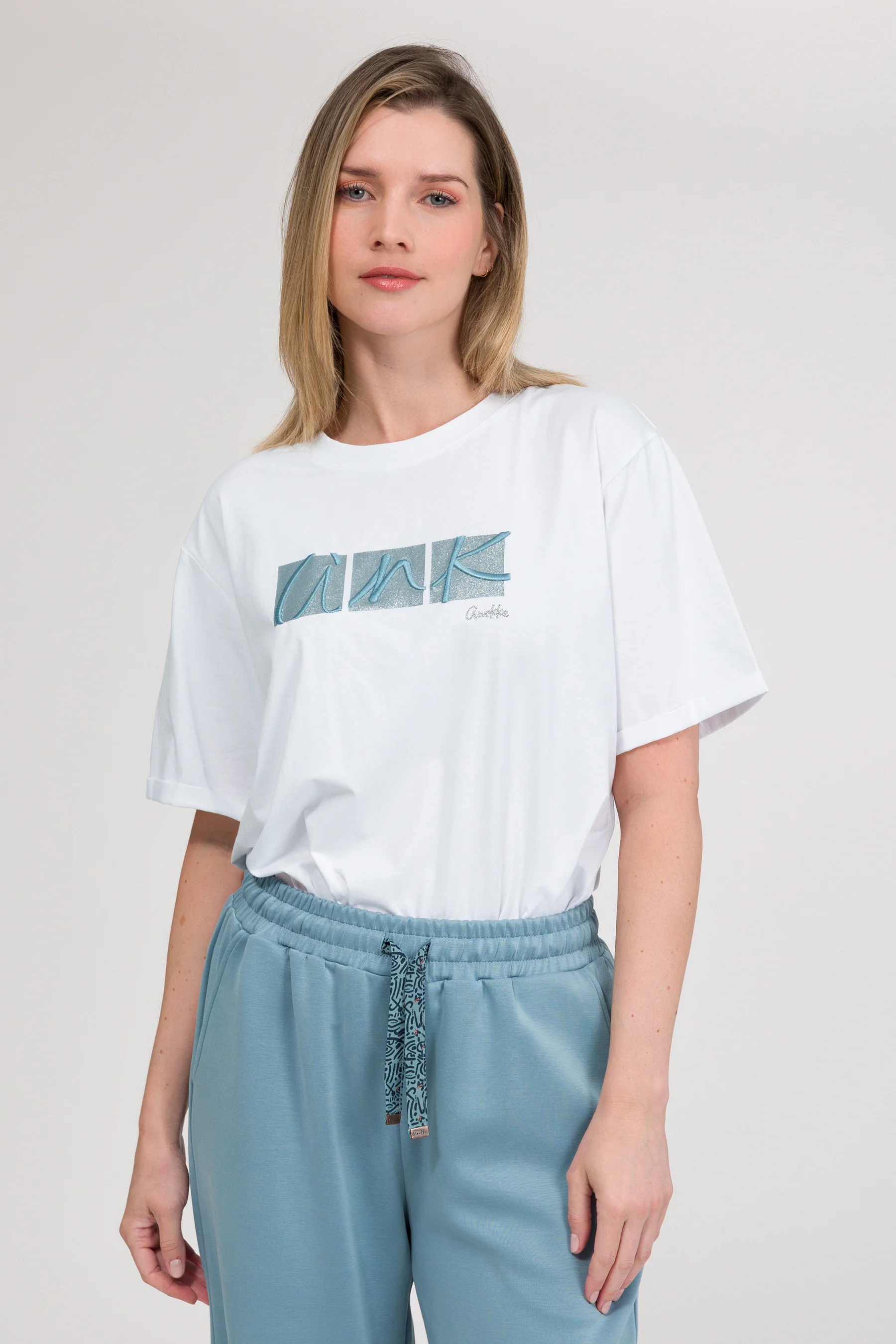 T-shirt à manches courtes blanc - Image 2