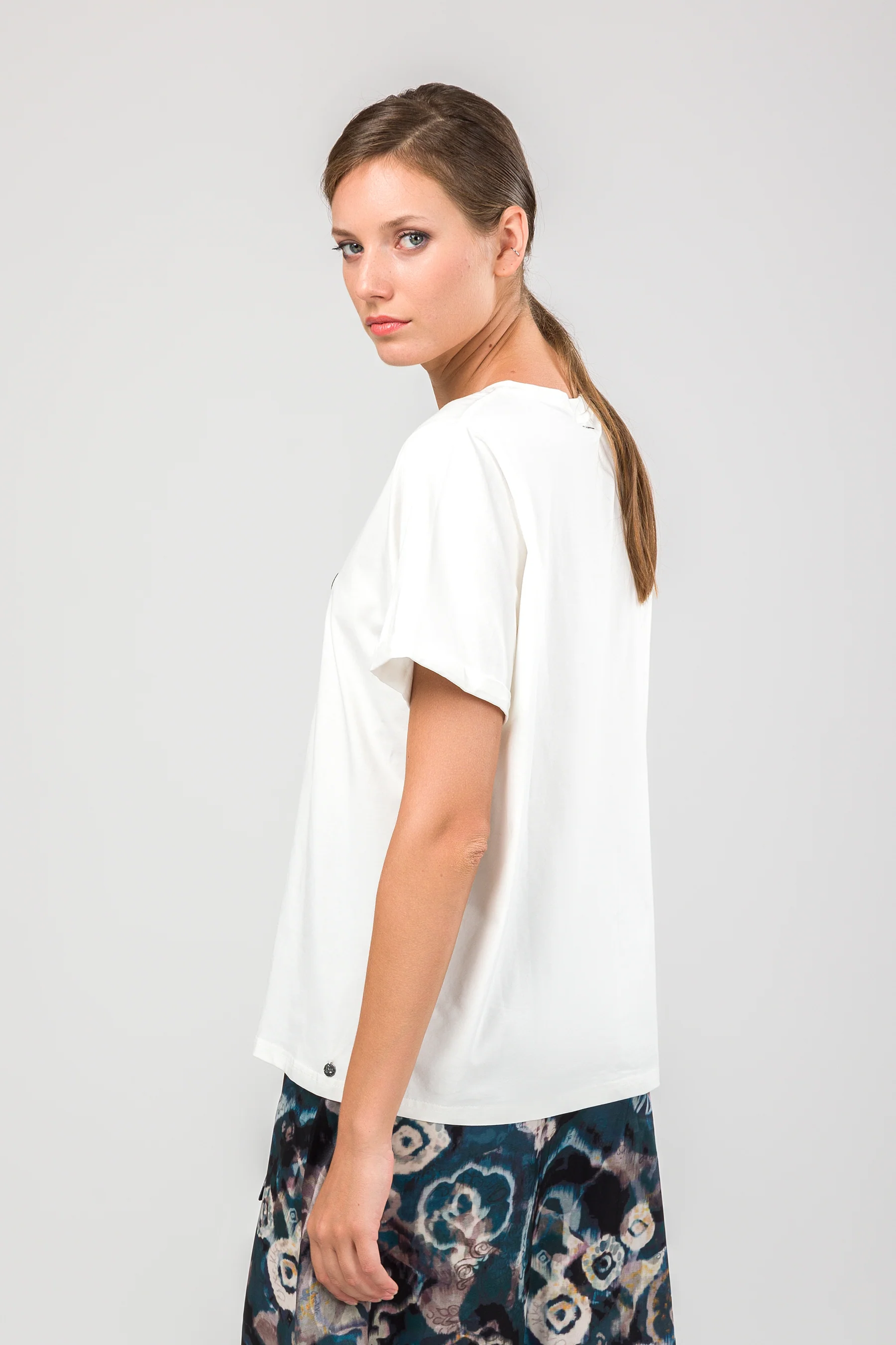 T-shirt à manches courtes blanc Studio - Image 3