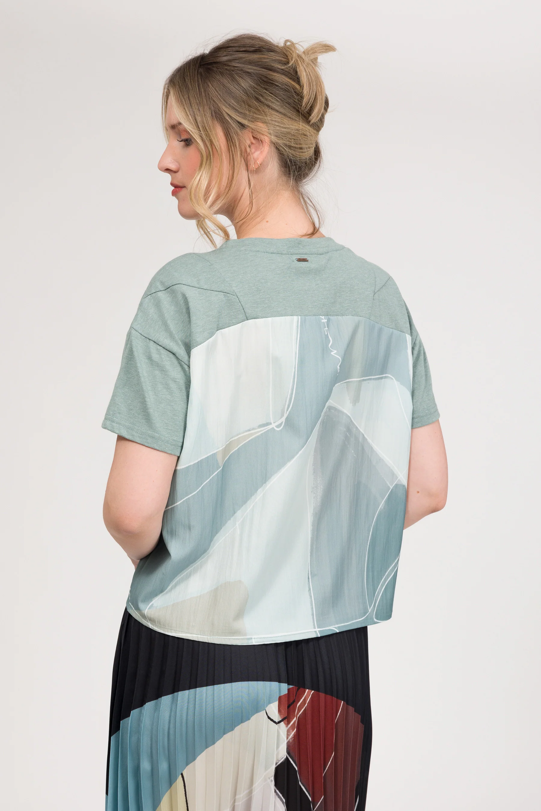 T-shirt à manches courtes bleu - Image 4