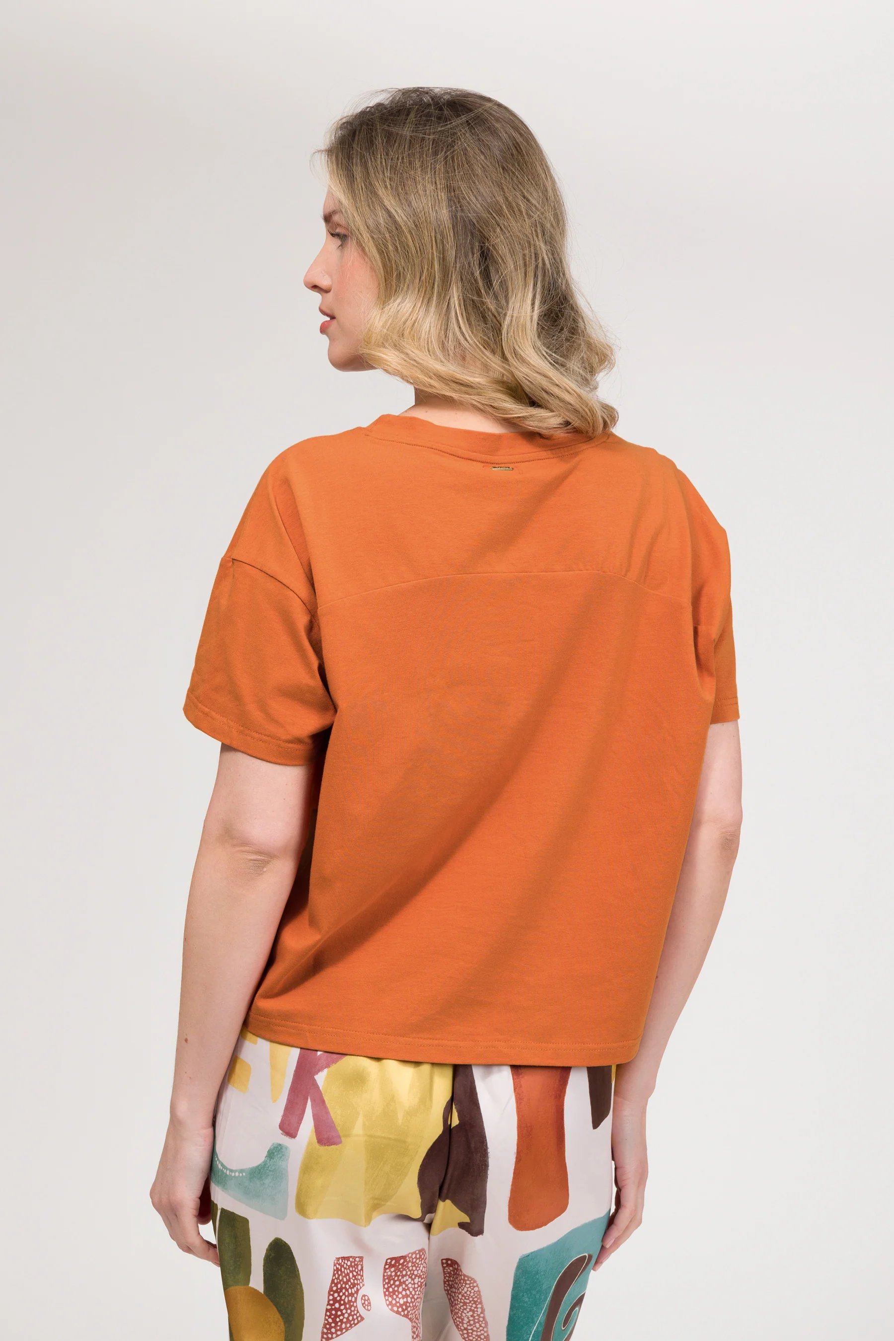 T-shirt à manches courtes orange - Image 4