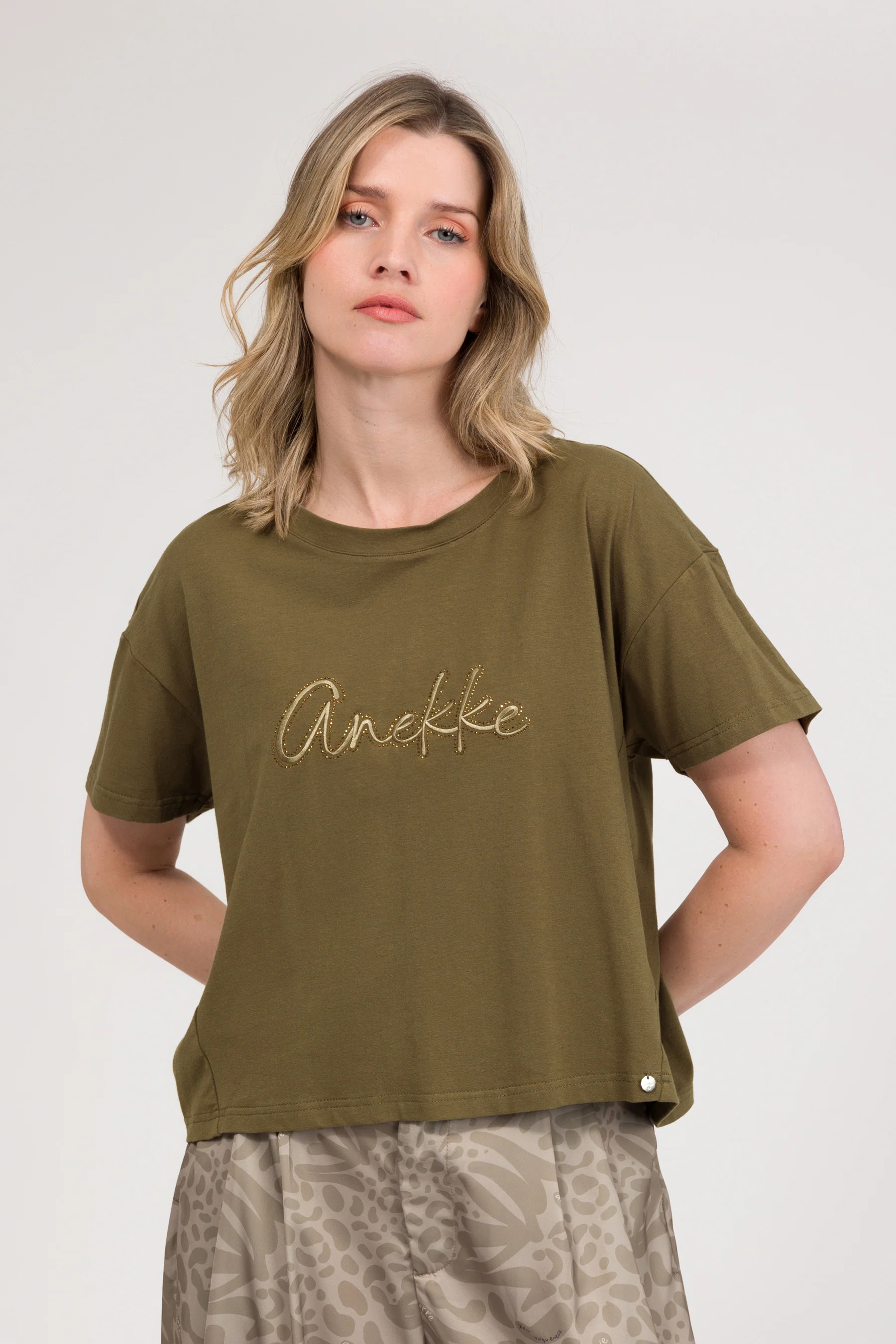 T-shirt à manches courtes vert - Image 2