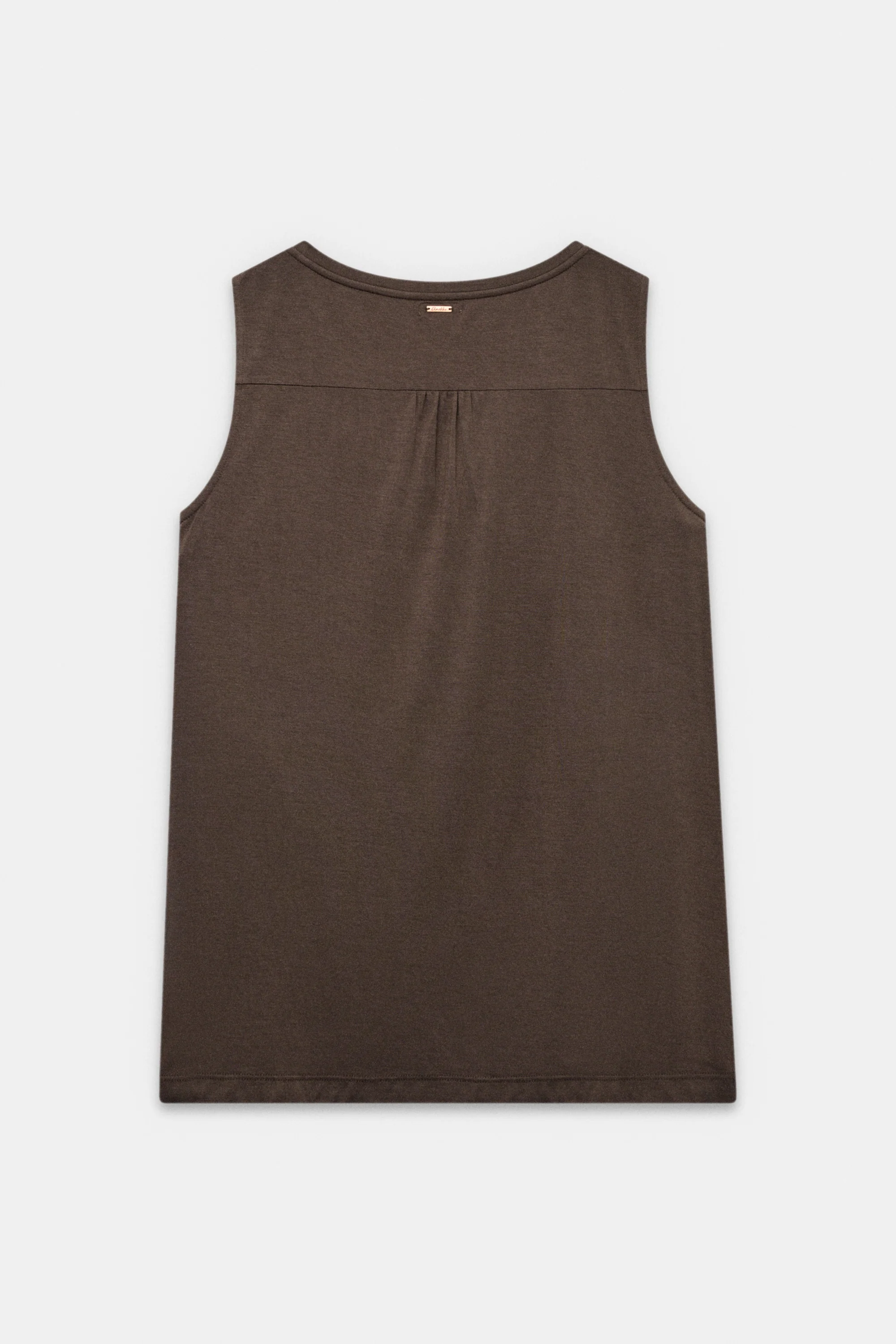 T-shirt beige à paillettes - Image 3