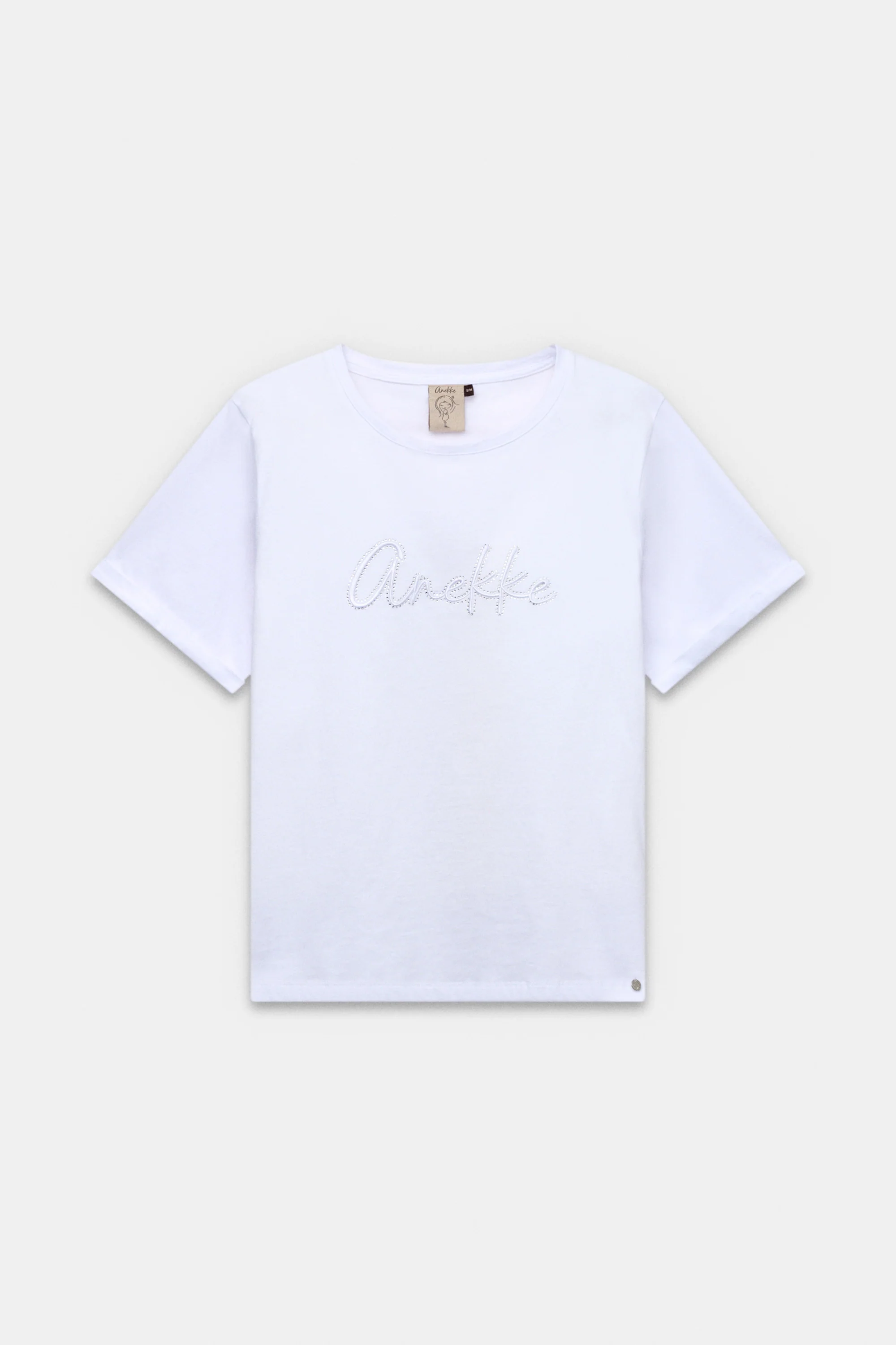 T-shirt blanc à manches courtes