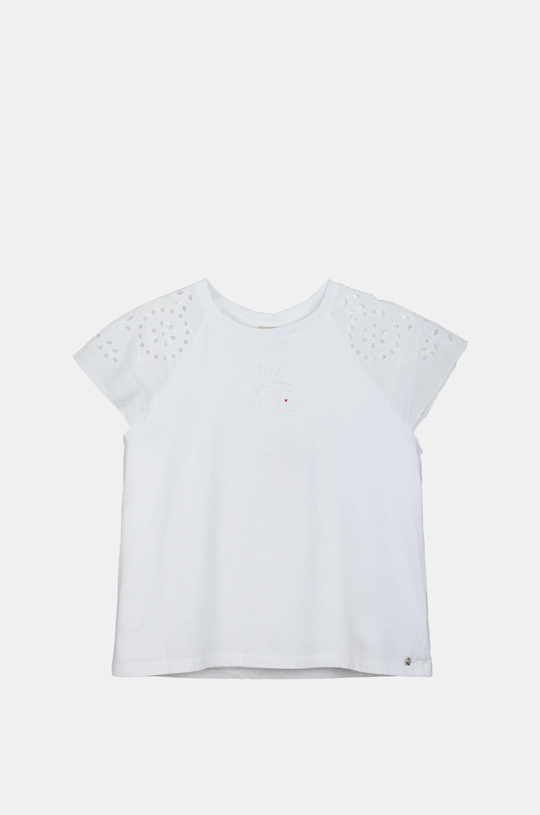 T-shirt blanc à manches courtes Anekke