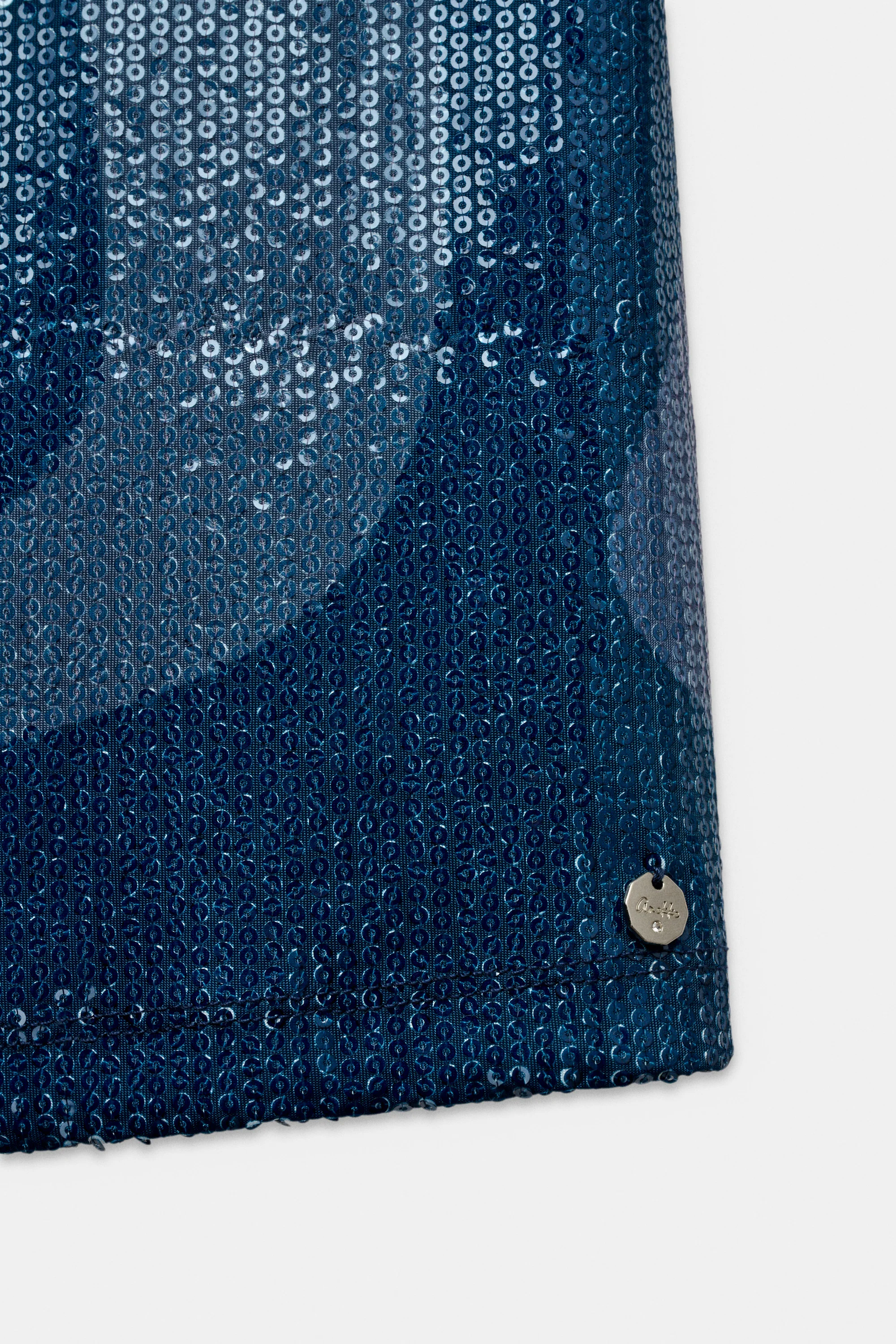 T-shirt bleu à paillettes - Image 5