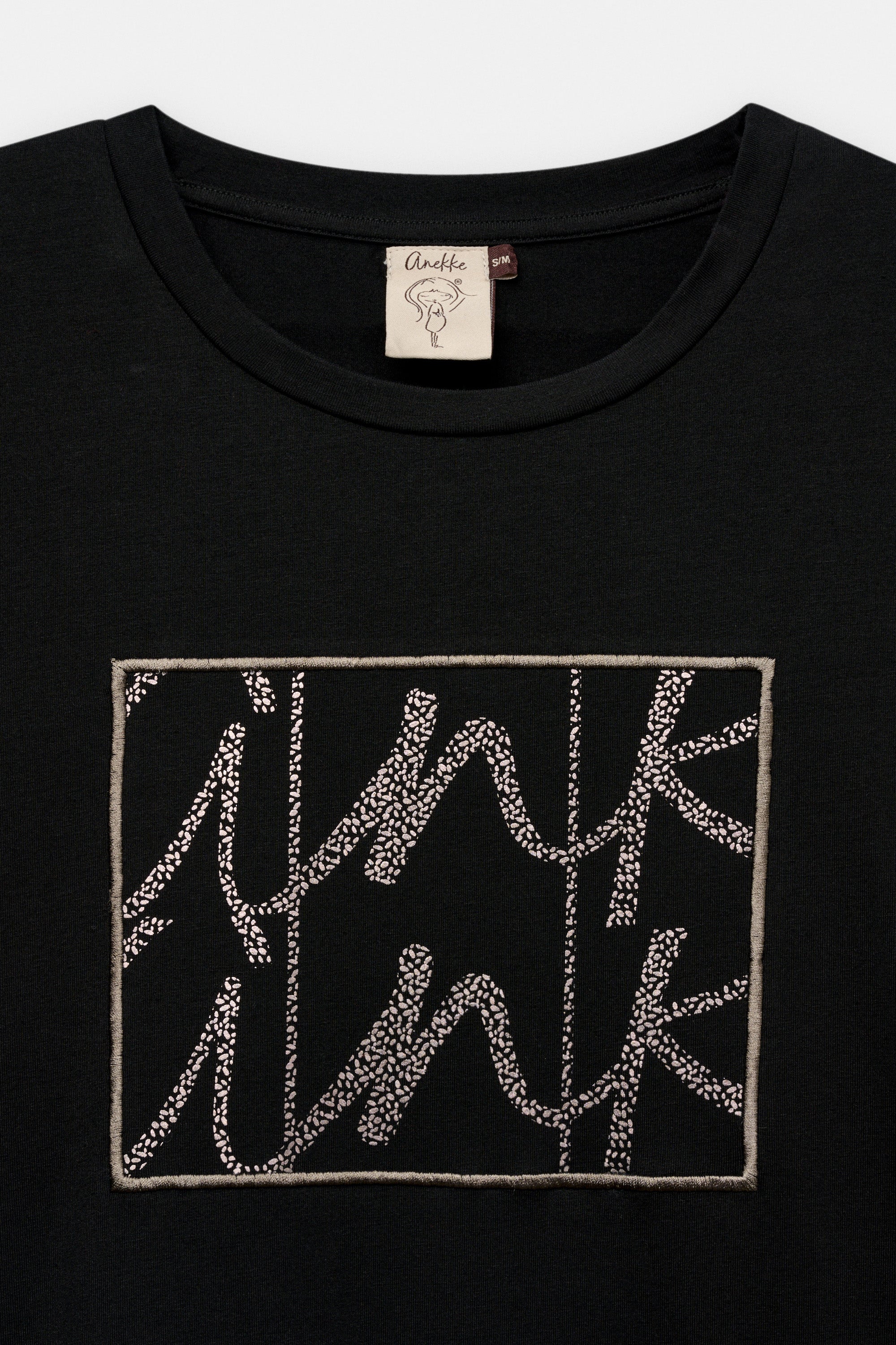 T-shirt noir à manches courtes - Image 3