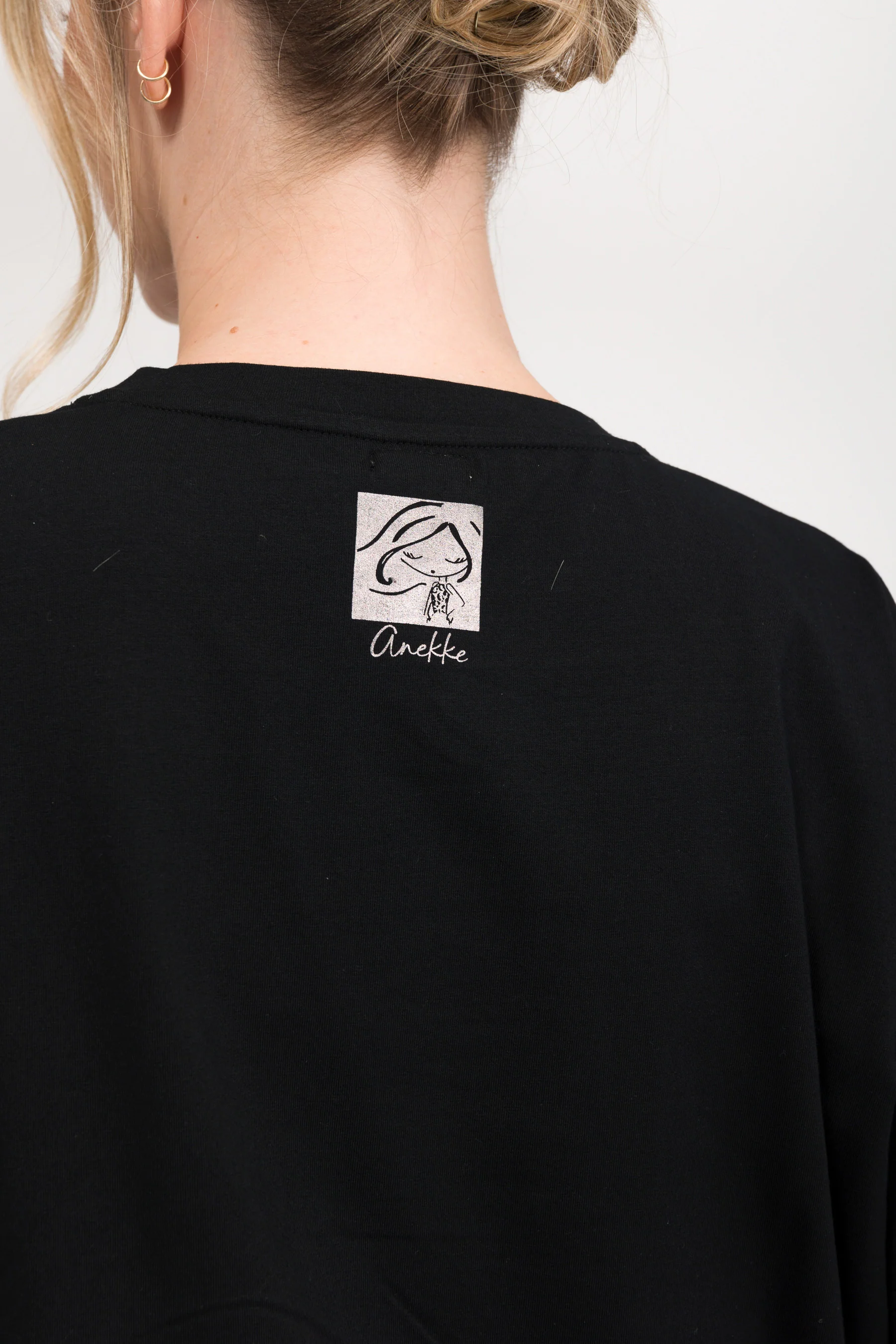 T-shirt noir à manches courtes - Image 6