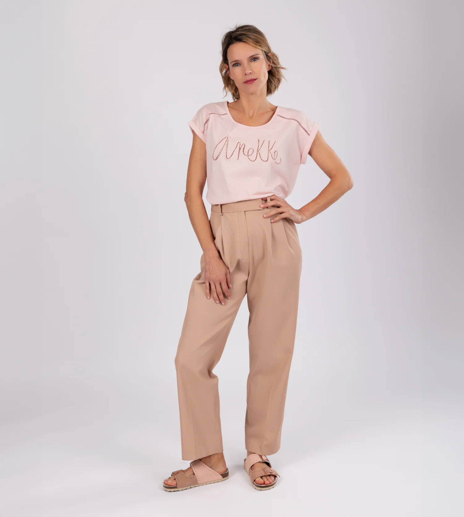 T-shirt rose Anekke - Image 2