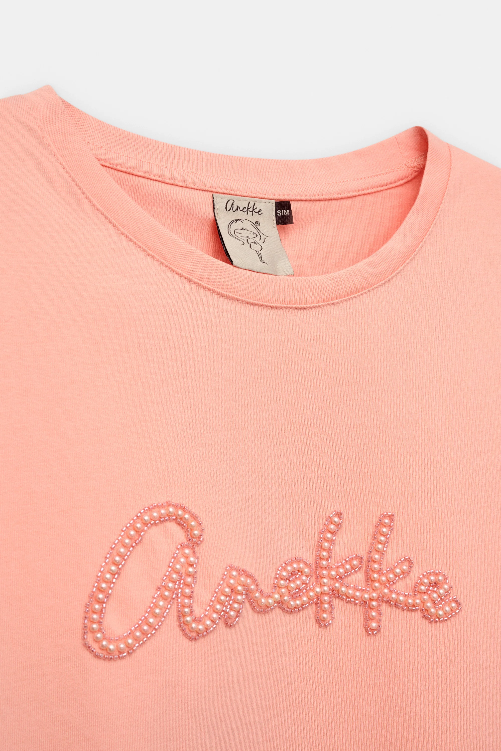 T-shirt saumon avec logo - Image 3