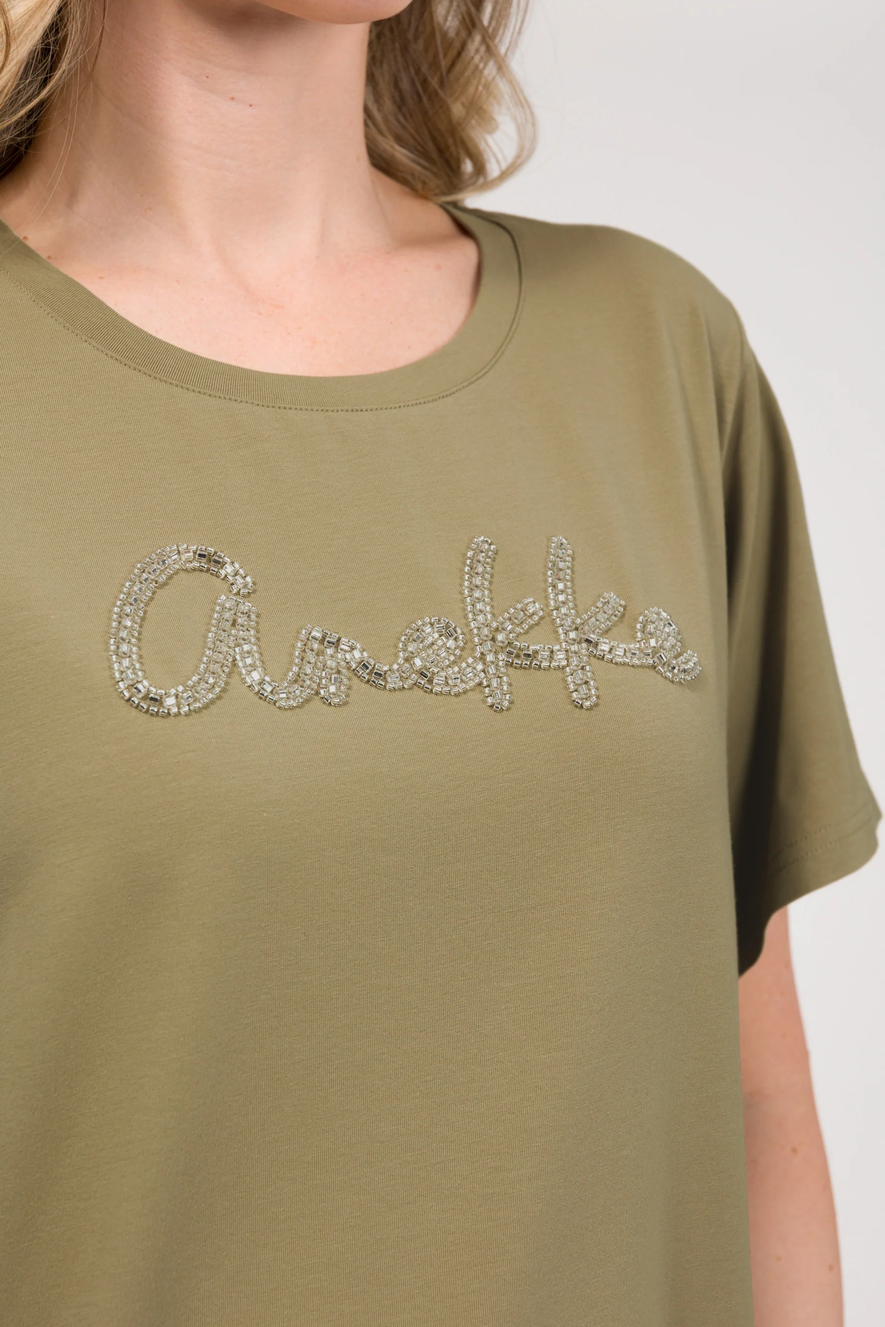 T-shirt vert avec logo - Image 5