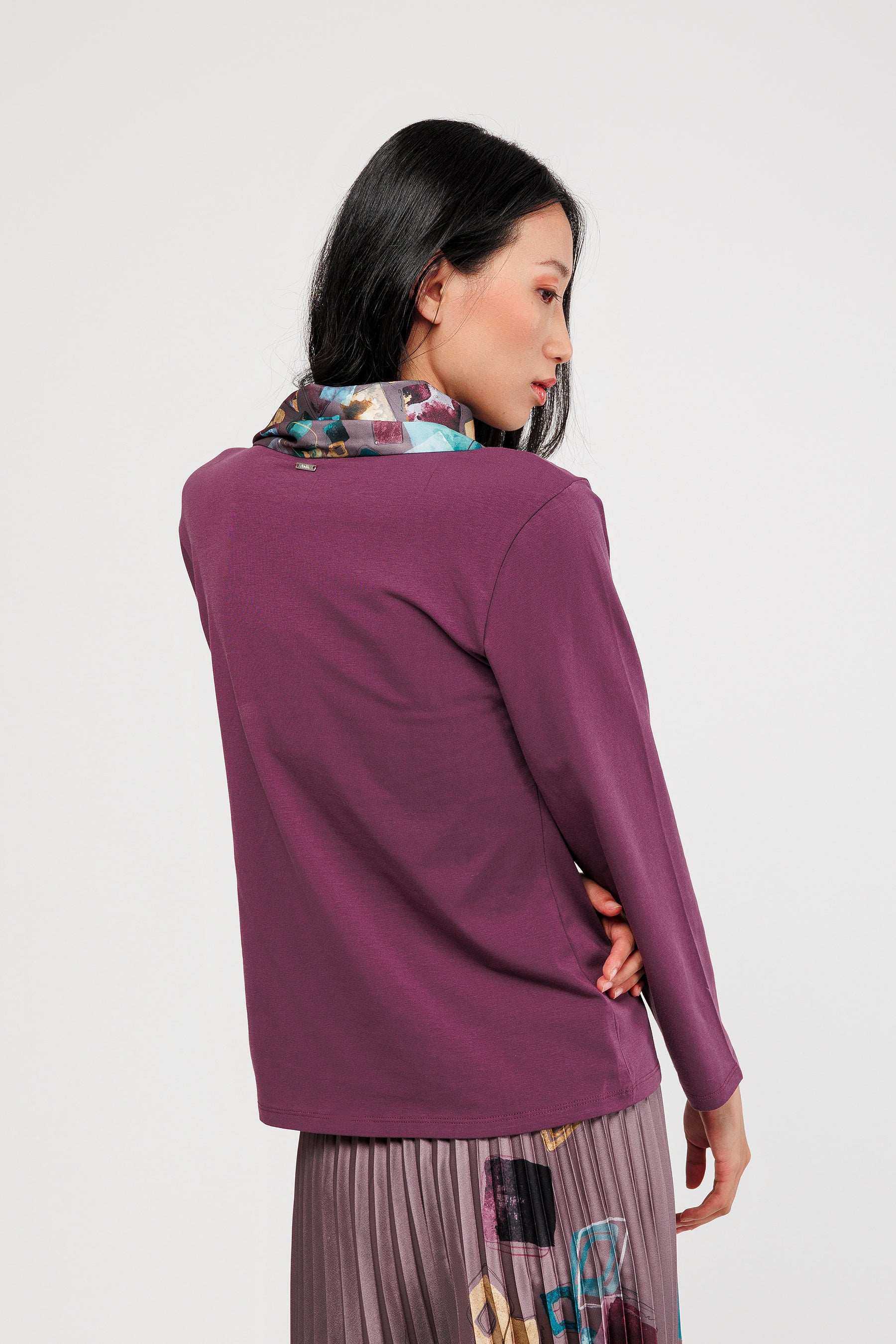 T-shirt violet Evolution - Image 2