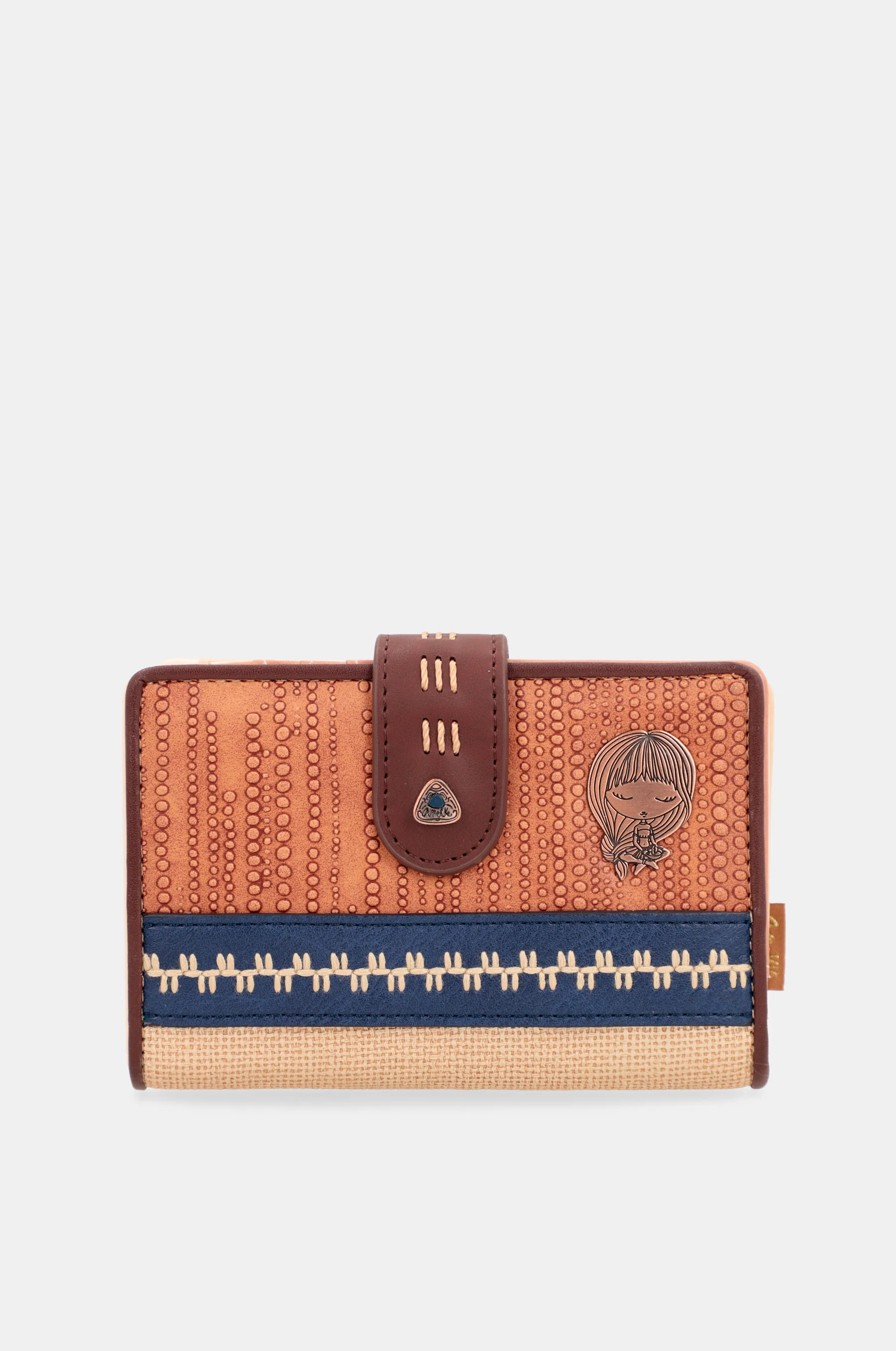Tribe Medium Ethnic Print RFID Portefeuille - Image 3
