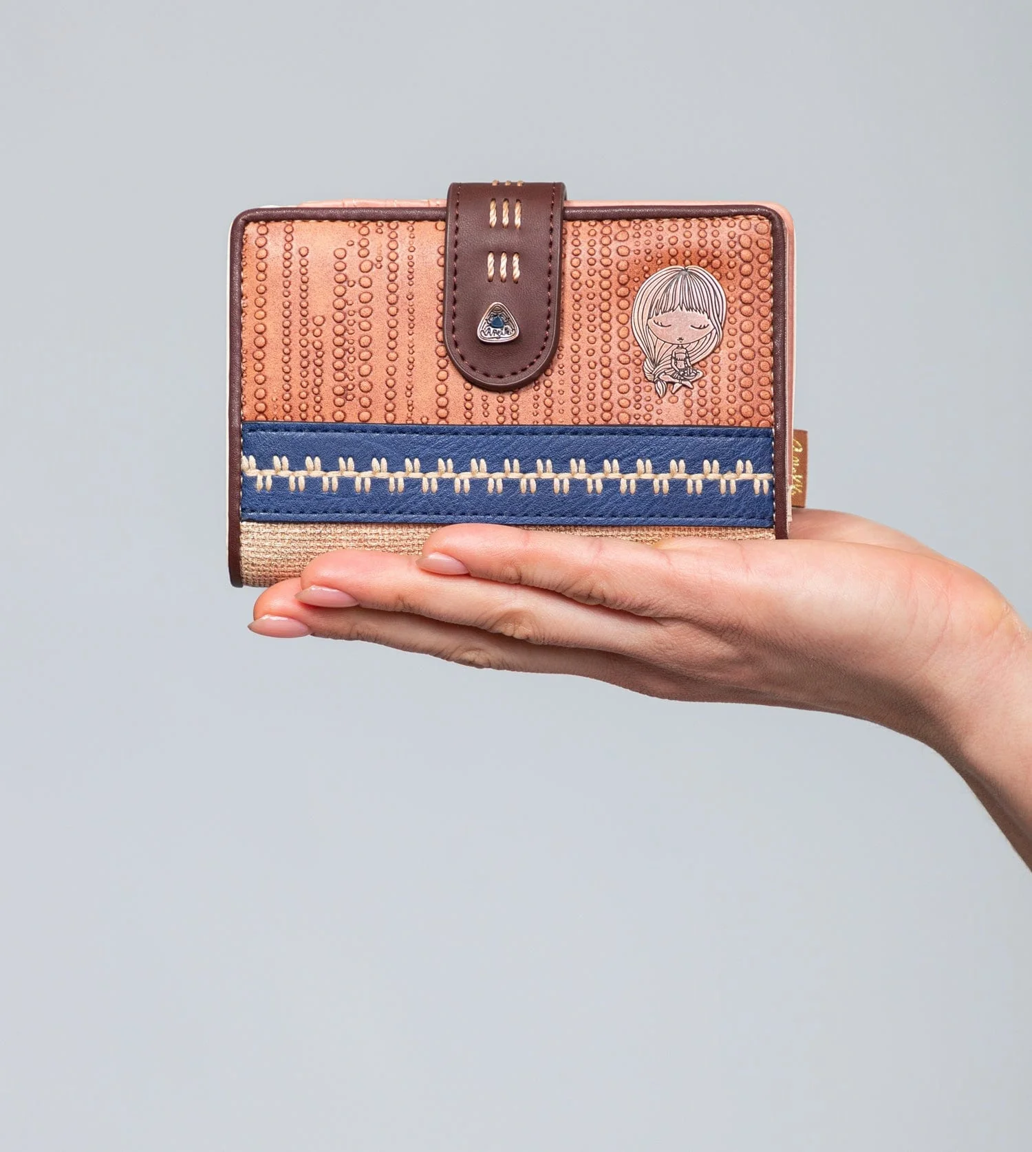 Tribe Medium Ethnic Print RFID Portefeuille - Image 6