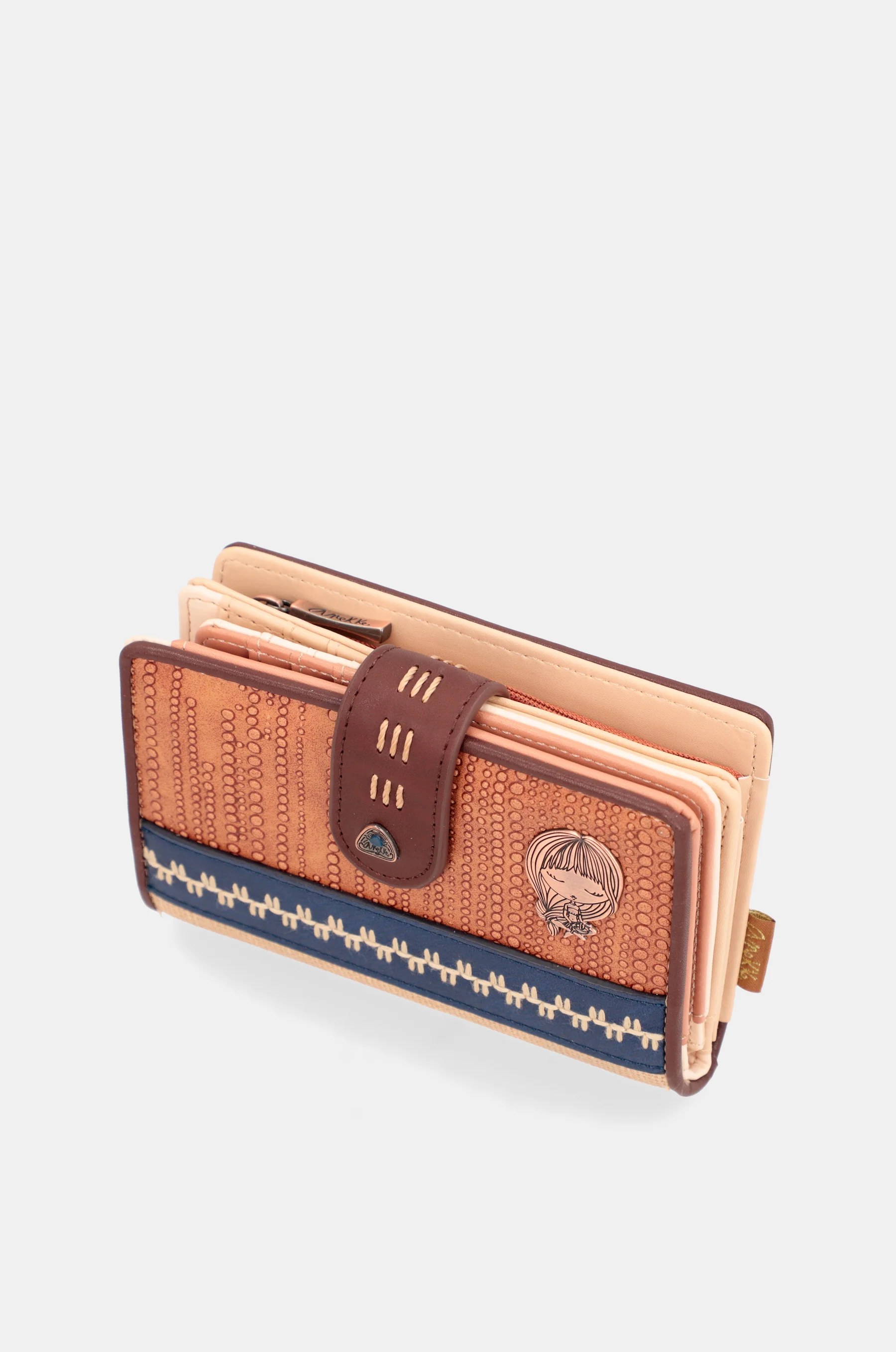 Tribe Medium Ethnic Print RFID Portefeuille - Image 8