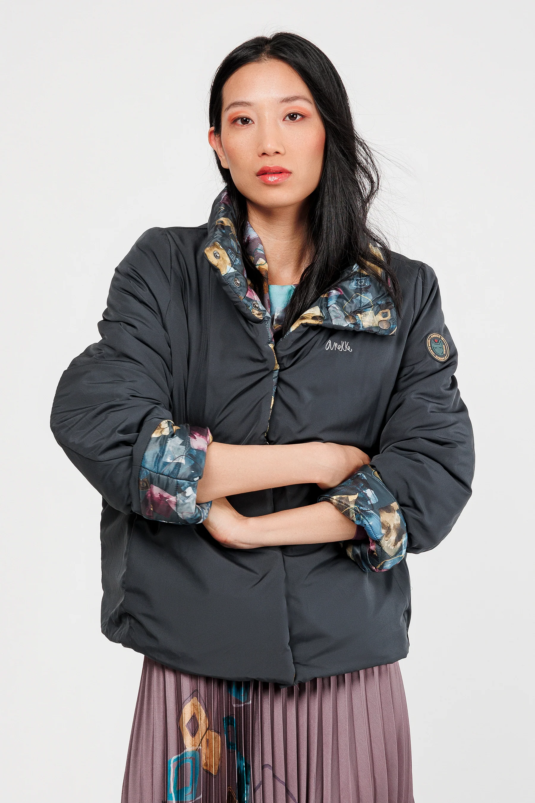 Veste réversible vert - Image 2